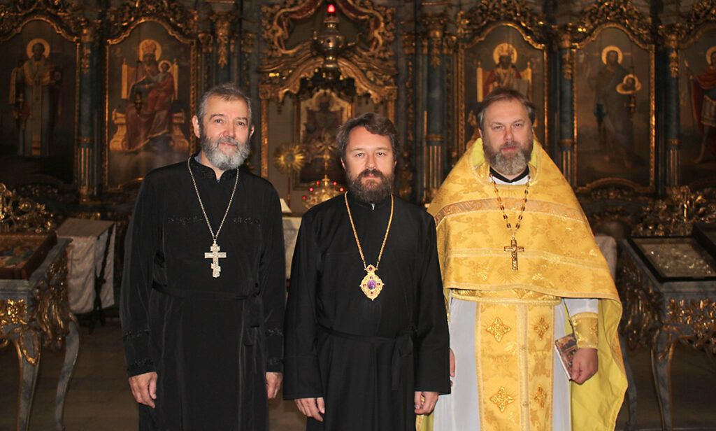 Митрополит Иларион посетил Успенский кафедральный собор Будапешта