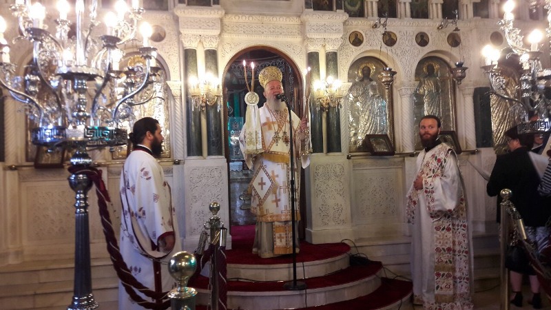 Ο Μητροπολίτης Χαλκίδος στη λουτρόπολη της Αιδηψού