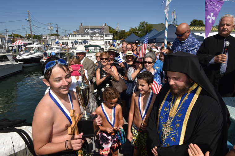 Ο Αγιασμός των υδάτων στο Γκρίνπορτ