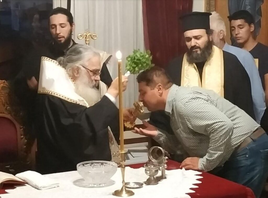 Ο Εδέσσης Ιωήλ στον Αγιασμό της Σχολής Βυζαντινής Μουσικής