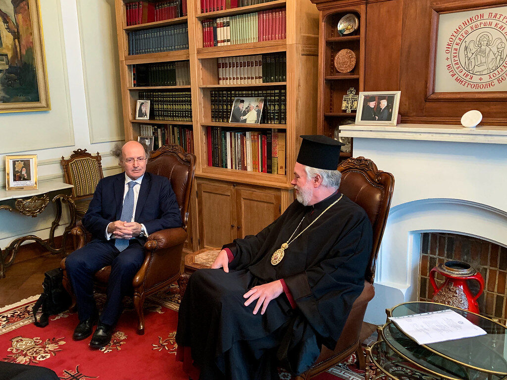 Ο νέος Πρέσβυς της Ελλάδoς στον Μητροπολίτη Βελγίου