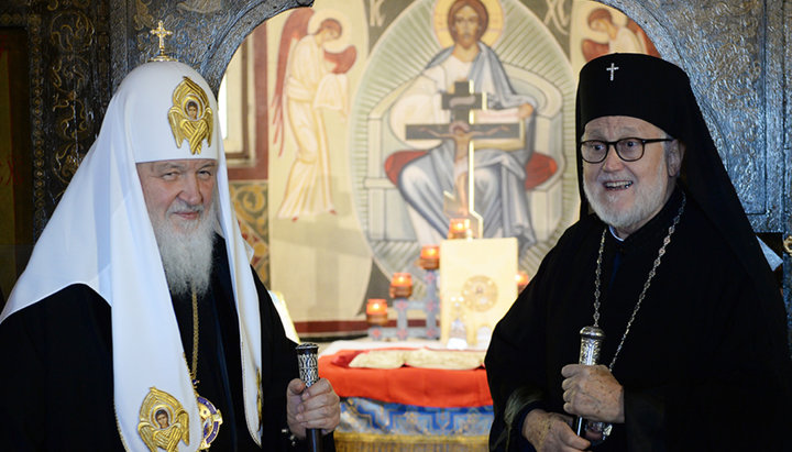 Patriarch Kirill and Archbishop John have a telephone talk