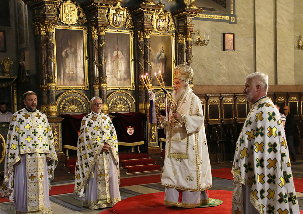 Patriarch Irinej celebrated in Cathedral Church