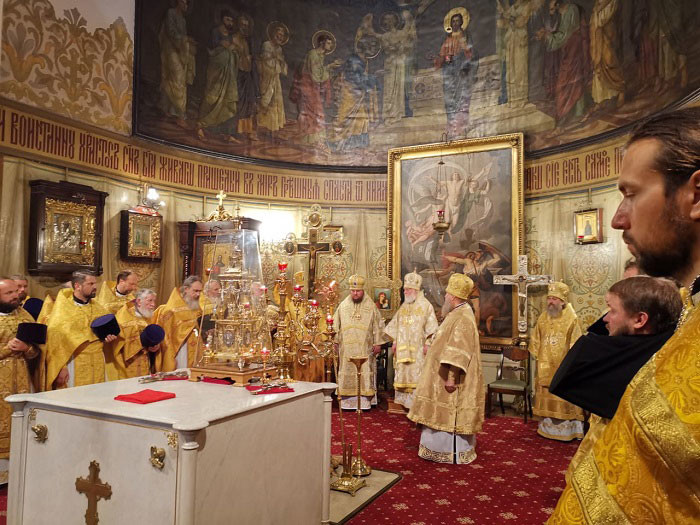 ПРЕСТОЛЬНЫЙ ПРАЗДНИК В ТАЛЛИНСКОМ КАФЕДРАЛЬНОМ СОБОРЕ СВЯТОГО БЛАГОВЕРНОГО ВЕЛИКОГО КНЯЗЯ АЛЕКСАНДРА НЕВСКОГО