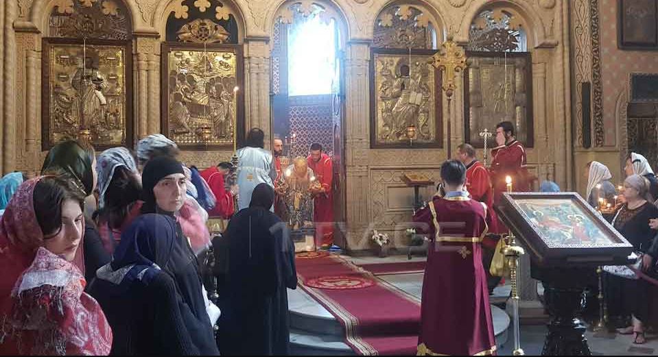 Catholicos-Patriarch of All Georgia, His Holiness and Beatitude Ilia II holds church service in connection with Birth of Virgin Mary