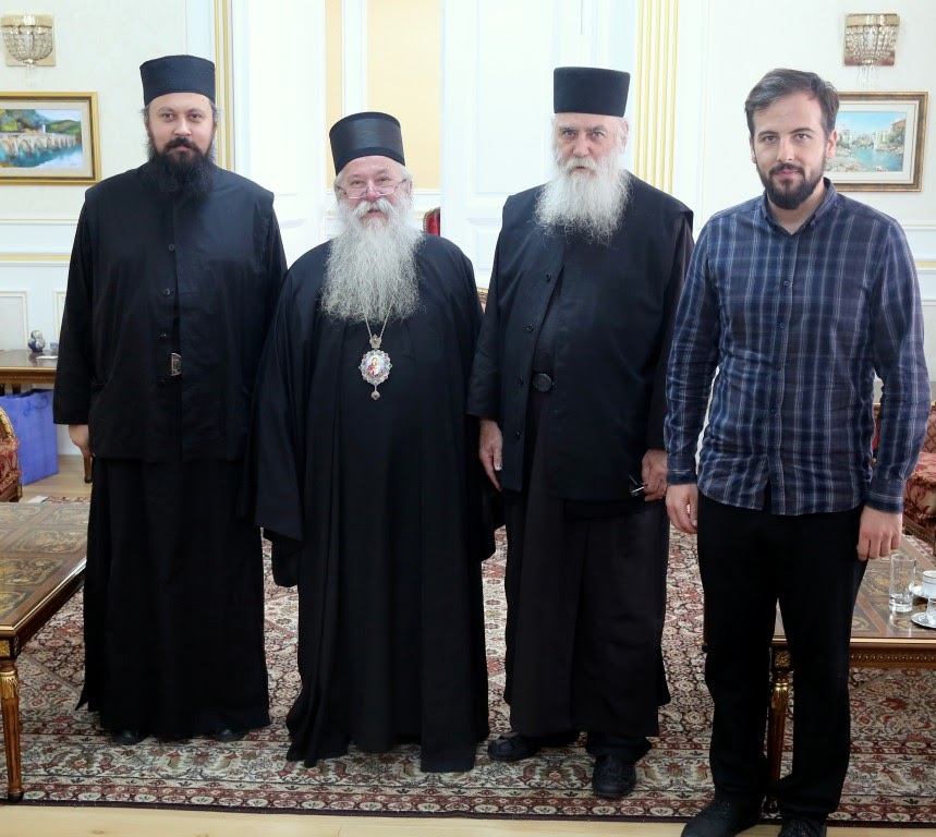 Старац Никодим са Свете Горе посетио митрополита Хризостома