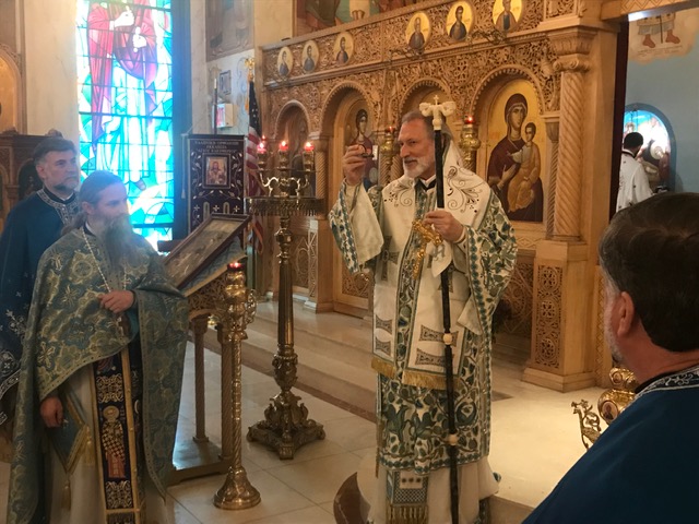 BIshop Irinej of Eastern America celebrated his name day