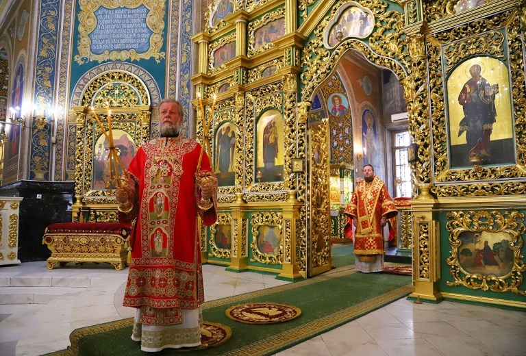 The Beheading of the Glorious Prophet, Forerunner, and Baptist John, commemorated in the Metropolitan Cathedral in the capital of the country