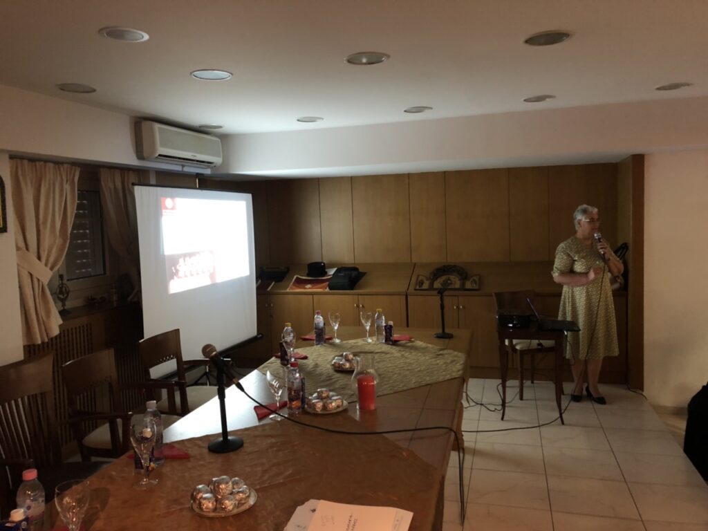 Η κ. Μ. Τσολάκη στην Ιερατική Σύναξη της Ι.Μ. Λαρίσης