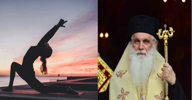 “Yoga is not exercise but a form of worship,” says Metropolitan Nektarios