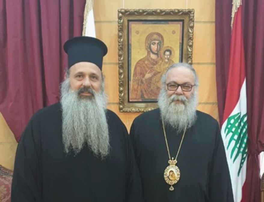 البطريرك يوحنا العاشر يستقبل صاحب السيادة المطران ثيوكليتوس، متروبوليت الميتيورا في كنيسة اليونان.