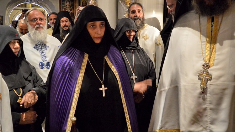 New abbess enthroned at Holy Trinity-St. Nektarios Monastery on Aegina