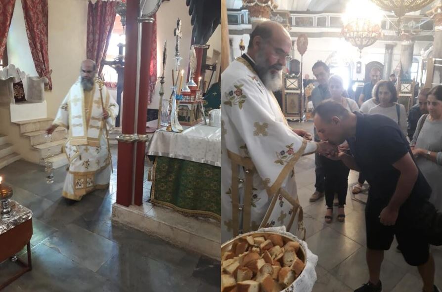 Θεία Λειτουργία στο ακριτικό Καστελλόριζο