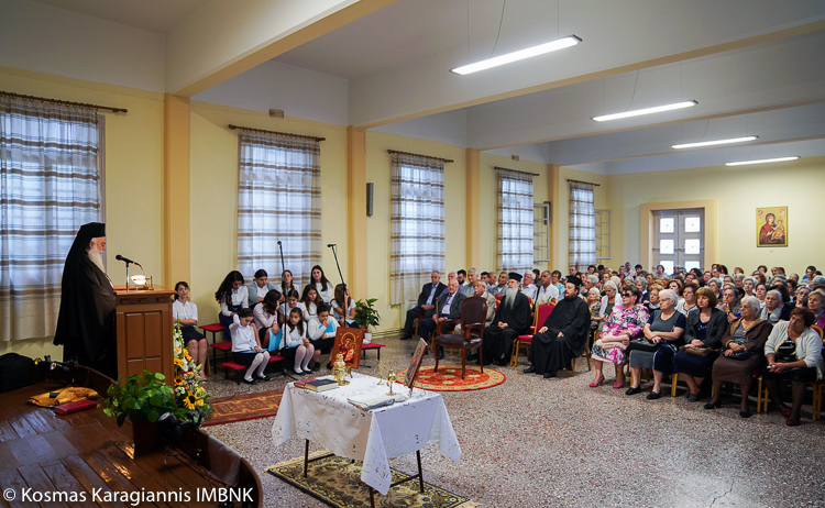 Αγιασμός και ομιλία από τον Μητρ. Βεροίας στην ΓΕΧΑ Ναούσης