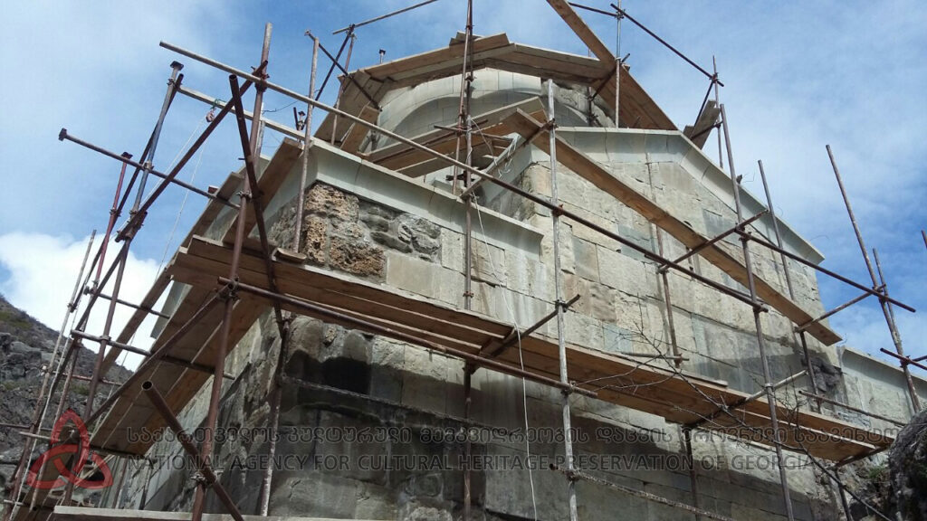 Έργα αποκατάστασης ιστορικού ναού στη Γεωργία