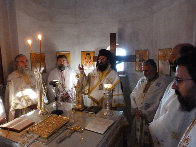 Αρχιερατική Θεία Λειτουργία στην Ι.Μ. Παμμεγιστών Ταξιαρχών Κρεμαστών