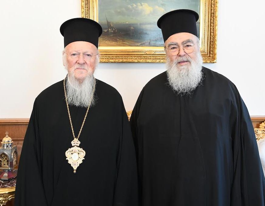 Ο Μητροπολίτης Δωδώνης Χρυσόστομος στο Οικουμενικό Πατριαρχείο