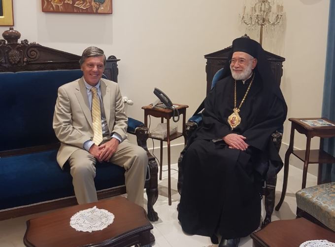 Στον Μητρ. Βηρυτού ο Έλληνας Πρέσβης