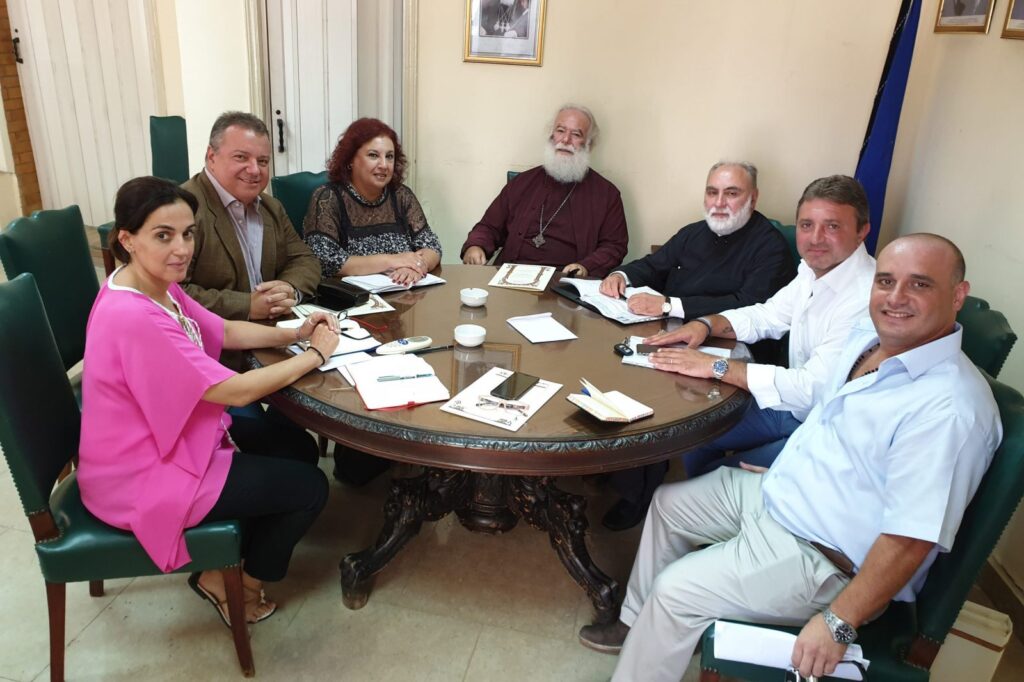 Σύσκεψη για τα θυρανοίξια του Ι.Ν. Αγ. Κων/ νου και Ελένης Καΐρου