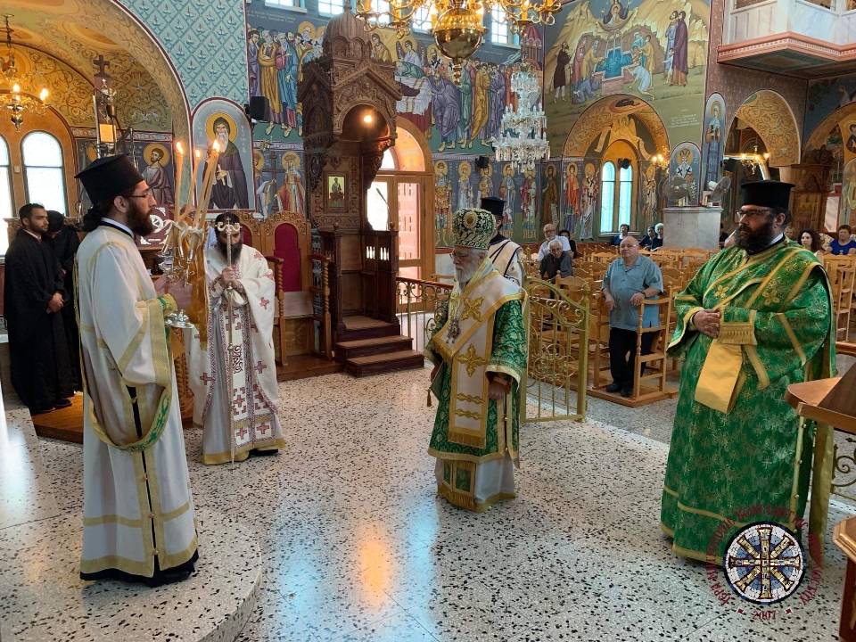 Ο Μητρ. Κωνσταντίας στον Αρχάγγελο Μιχαήλ κοινότητας Φρεναρούς