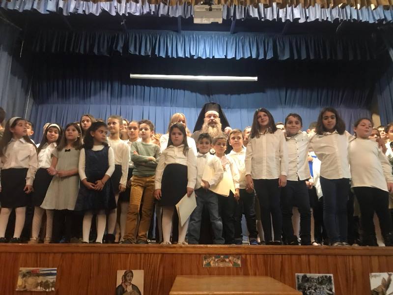 Η εορτή των κατηχητικών της ΙΜ Χίου για την 28η Οκτωβρίου