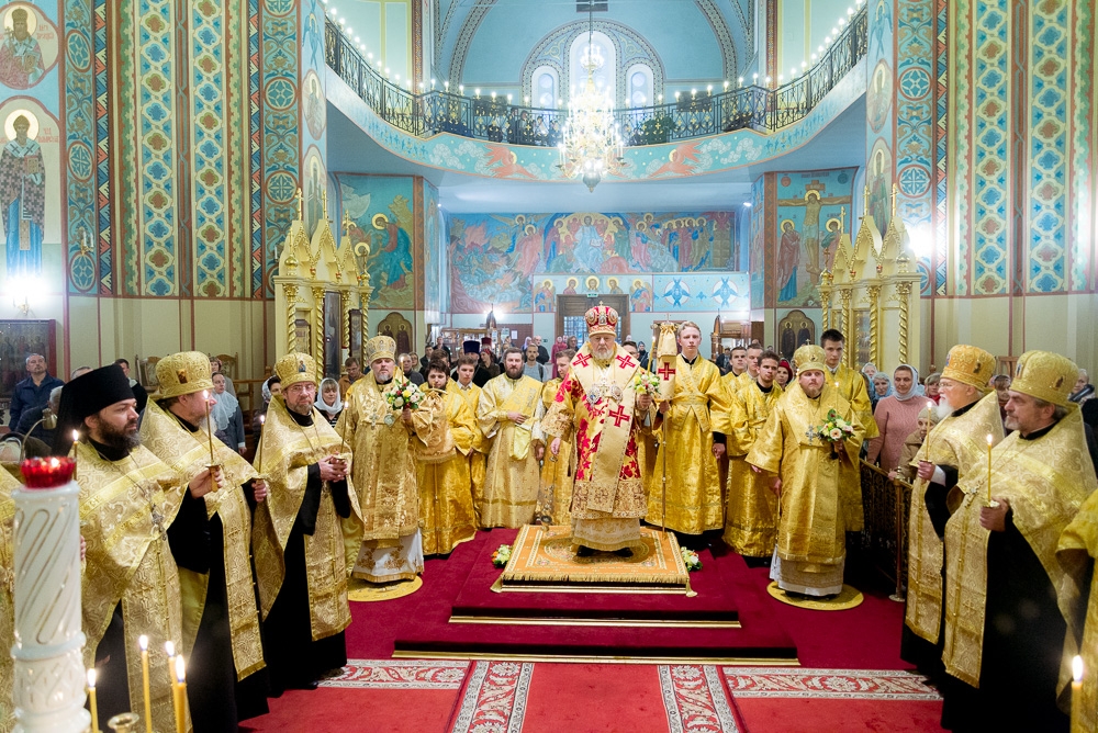 В Рижском кафедральном соборе Рождества Христова совершено торжественное Всенощное бдение