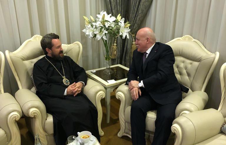 Председатель ОВЦС встретился с послом Российской Федерации в Республике Беларусь