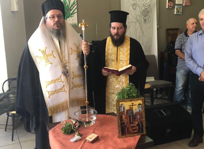 Ο Μητρ.Λαρίσης στο Δημοτικό Γηροκομείο της πόλεως