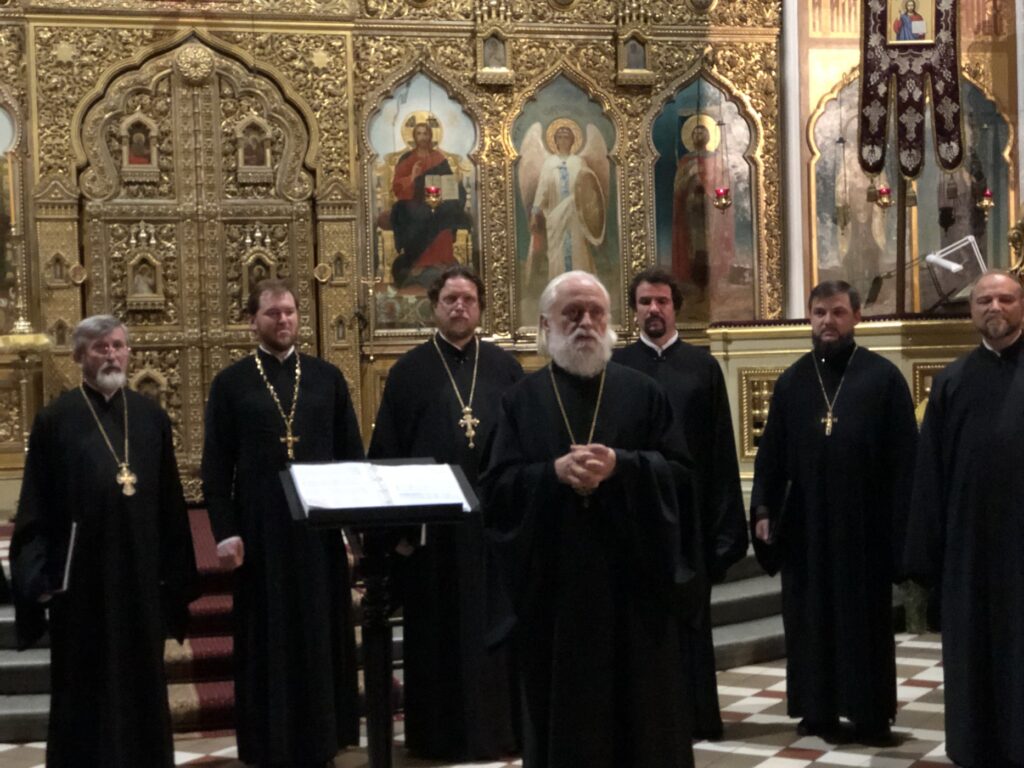 ОНЦЕРТ В ТАЛЛИНСКОМ КАФЕДРАЛЬНОМ СОБОРЕ ХОРА ДУХОВЕНСТВА САНКТ-ПЕТЕРБУРГСКОЙ МИТРОПОЛИИ