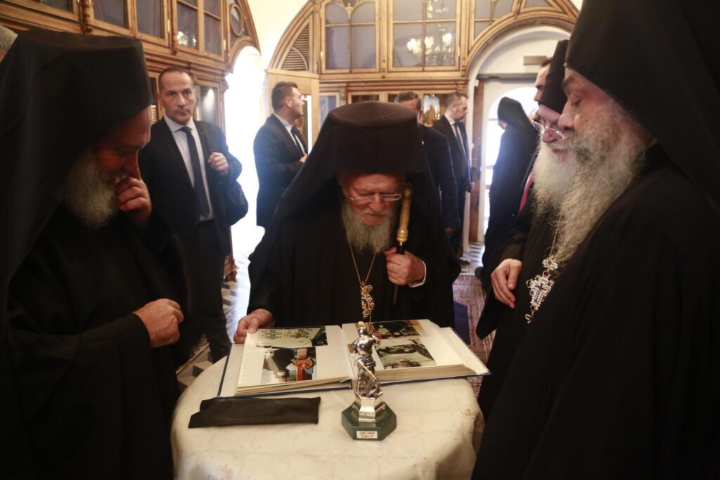 В ризнице святой обители Ватопед