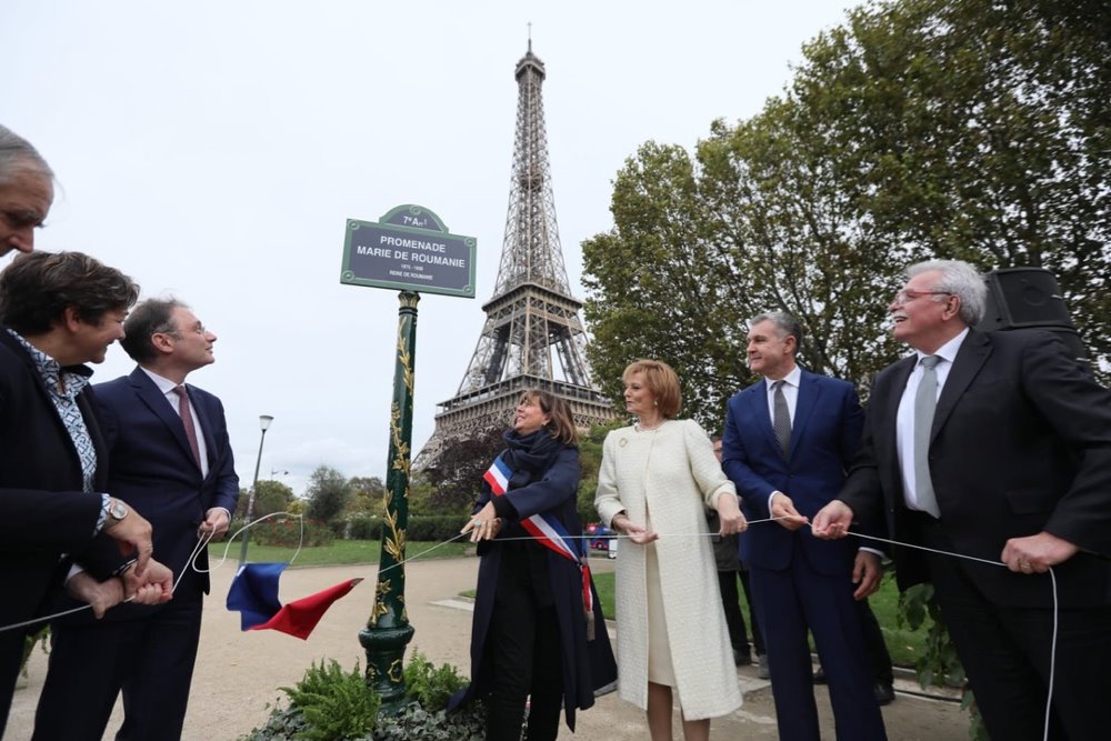 Promenada „Regina Maria a României” a fost inaugurată la Paris. Mitropolitul Iosif, prezent la eveniment