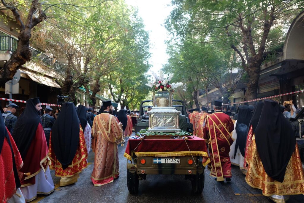 Η Λιτάνευση των Ιερών Λειψάνων του Αγίου Δημητρίου στους δρόμους της Θεσσαλονίκης