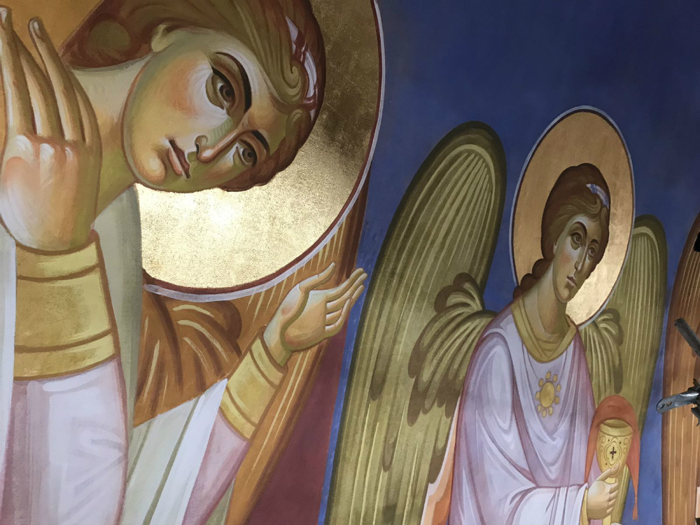 Lucrările de pictură din cupola principală a Catedralei din Varşovia s-au încheiat