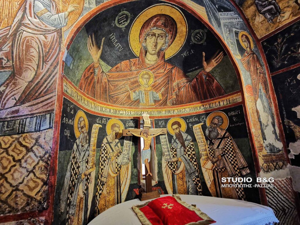 Ο Εσπερινός των Εγκαινίων του ανακαινισθέντος ΙΝ Κοιμήσεως της Θεοτόκου της Μονής Ταλαντίου