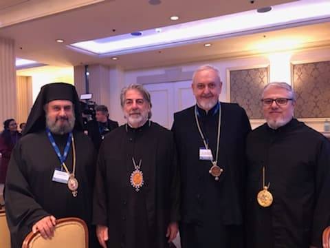 Archbishop Nikitas of Thyateira and G. Britain at an Interfaith Programme Symposium in Austria