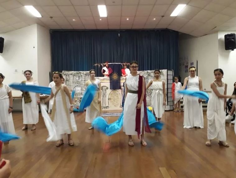 Students present the beauty of Ancient Greece at St Panteleimon Greek Orthodox Church Dandenong