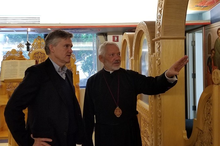 Ontario Finance Minister Phillips visits Greek Orthodox Archdiocese of Canada