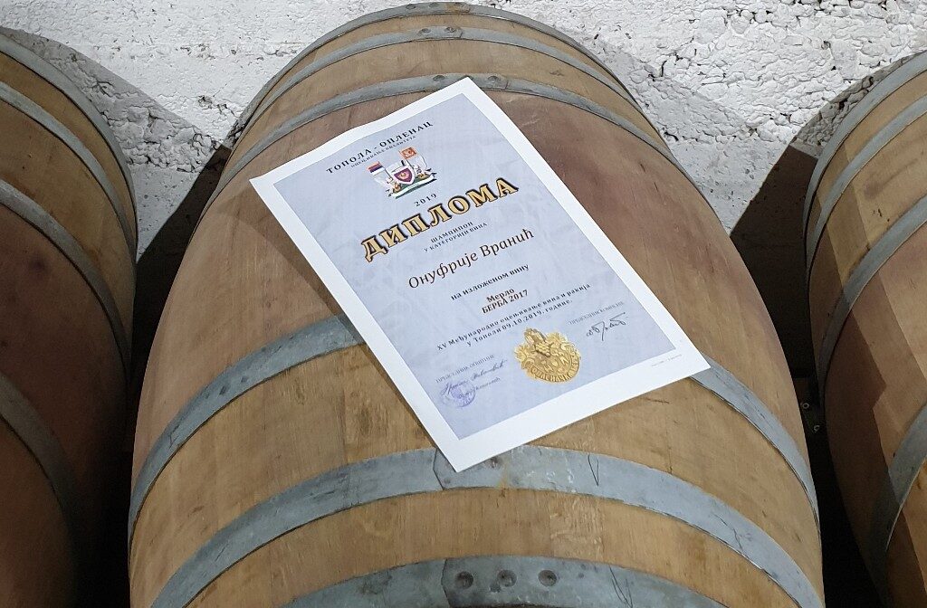 Вино манастира Драче победило на Опленачкој берби