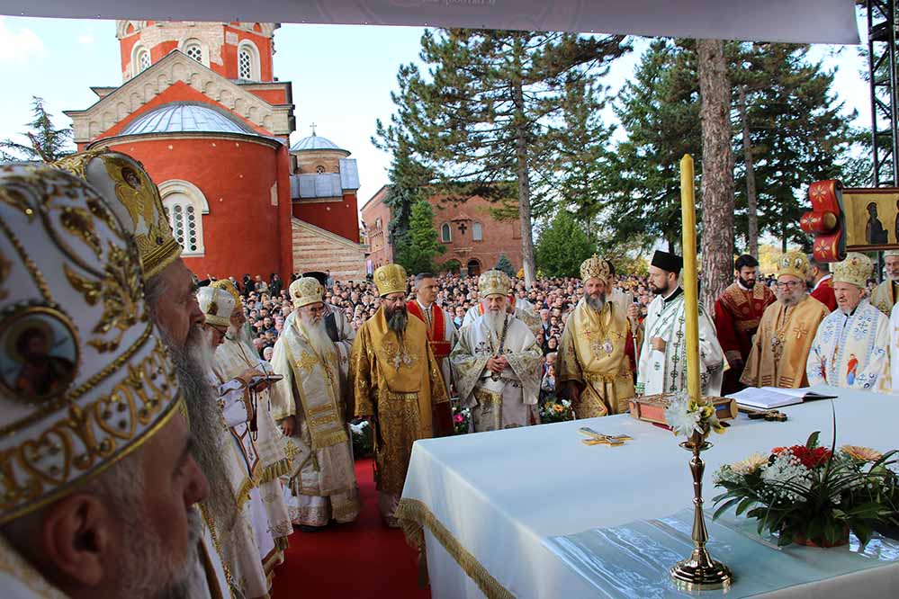 Central celebration of the jubilee of 800th anniversary of the autocephaly of the Serbian Orthodox Church in Zica Monastery