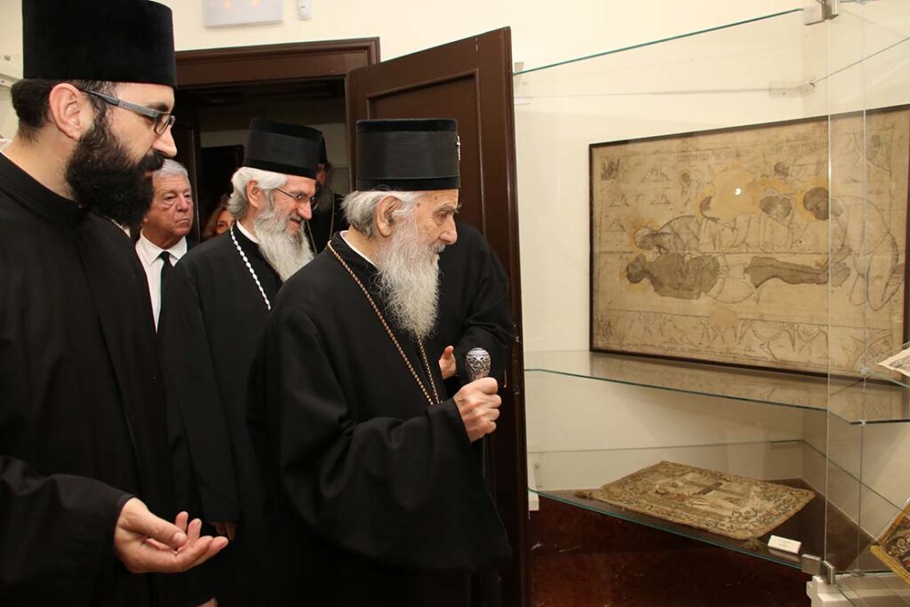 His Holiness Irinej, Serbian Patriarch opened a monumental exhibition “The Eight Centuries of Art under the auspices of the Serbian Orthodox Church”