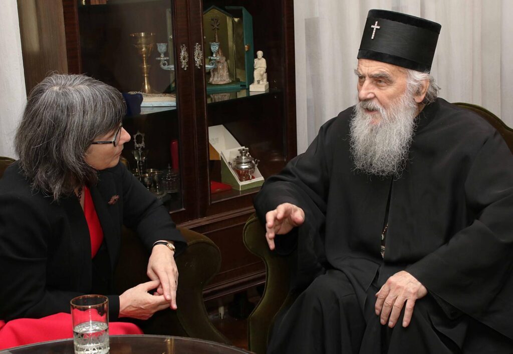 Patriarch of Serbia receives new UK ambassador to the country