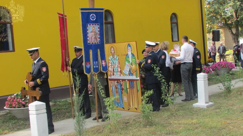 Слава храма у седишту Речне флотиле Војске Србије
