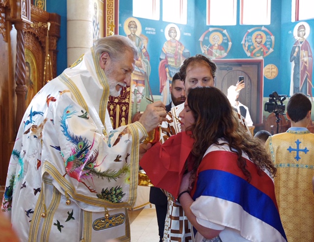 Освећен фрескопис цркве Светог Симеона Мироточивог у Шарлоту