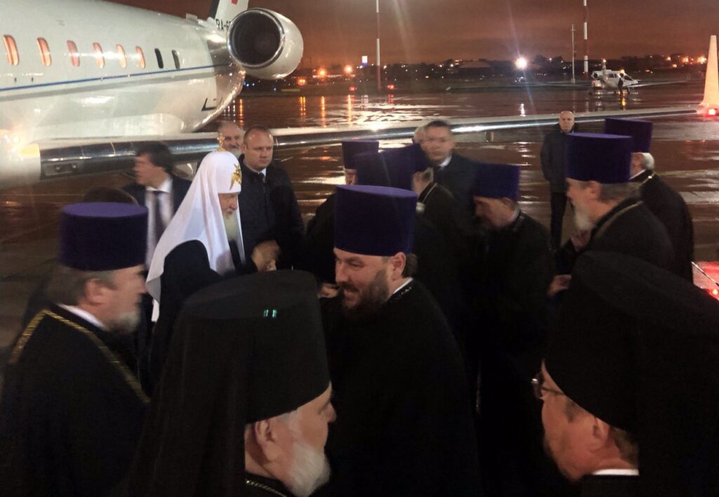 Святейший Патриарх Кирилл прибыл в Санкт-Петербург