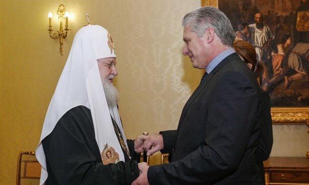 Στον Πατριάρχη Μόσχας ο Πρόεδρος της Κούβας
