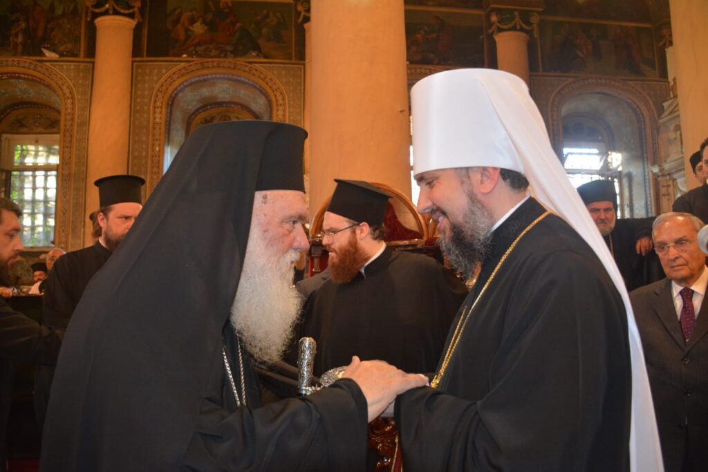 Archbishop Ieronymos details reasons for favoring Ukrainian Orthodox Church’s autocephaly