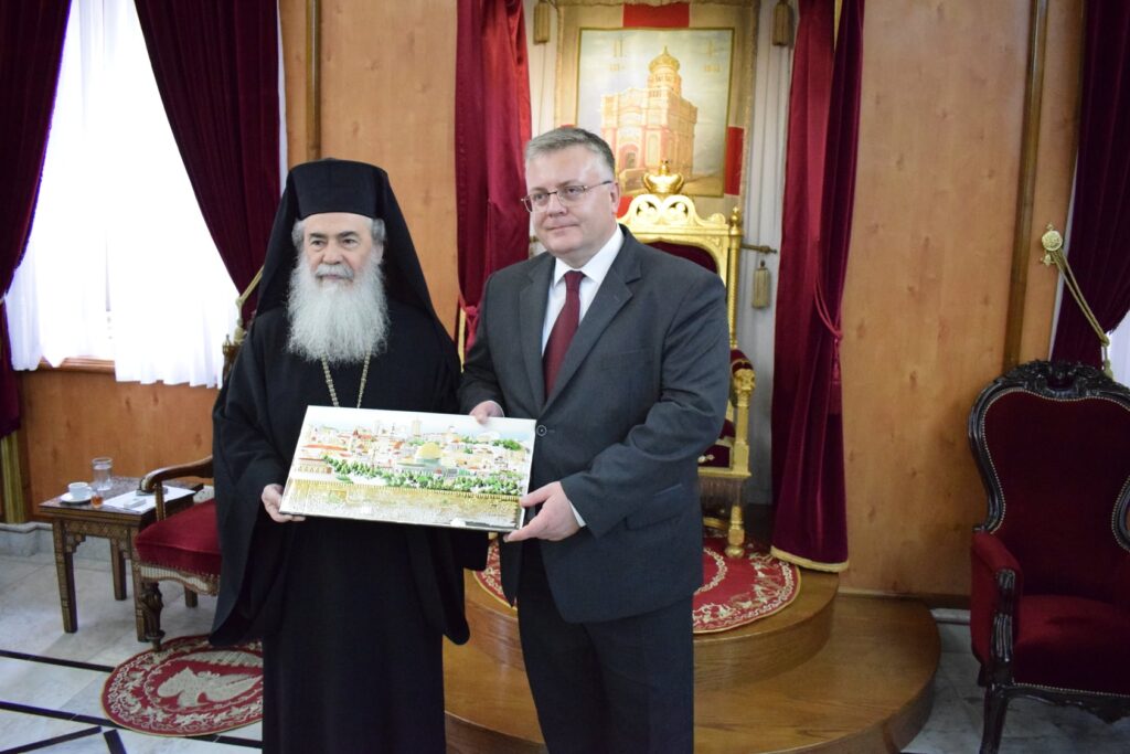 Ο Πρέσβης της Λευκορωσίας στον Πατριάρχη Ιεροσολύμων