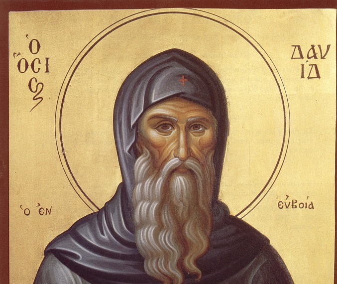 O Όσιος Δαβίδ που ασκήτευσε στην Εύβοια