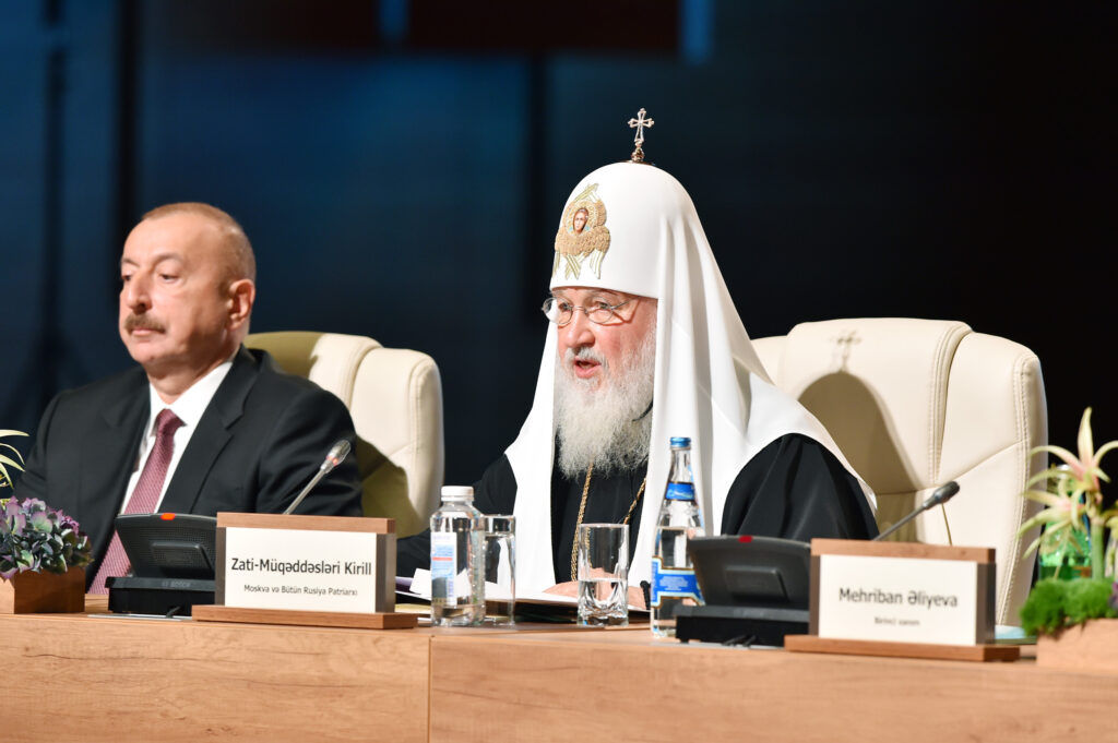 Patriarch Kirill takes part in opening of 2nd Summit of World Religious Leaders in Baku