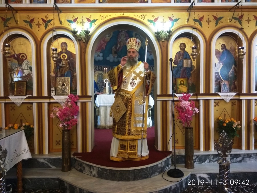 Ο Μητρ. Θεσσαλιώτιδος στον Παλαιόμυλο Φαρσάλων